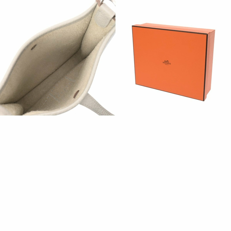 愛馬仕 Evelyne TPM 亞馬遜珍珠灰 C 字印記(約 2018 年)女士 Taurillon Clemence 單肩包 A 級二手 Ginzo-10