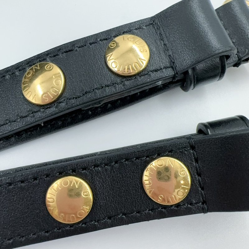 LV黑色金釦epi牛皮達芙妮MM肩側背包 M56141-21