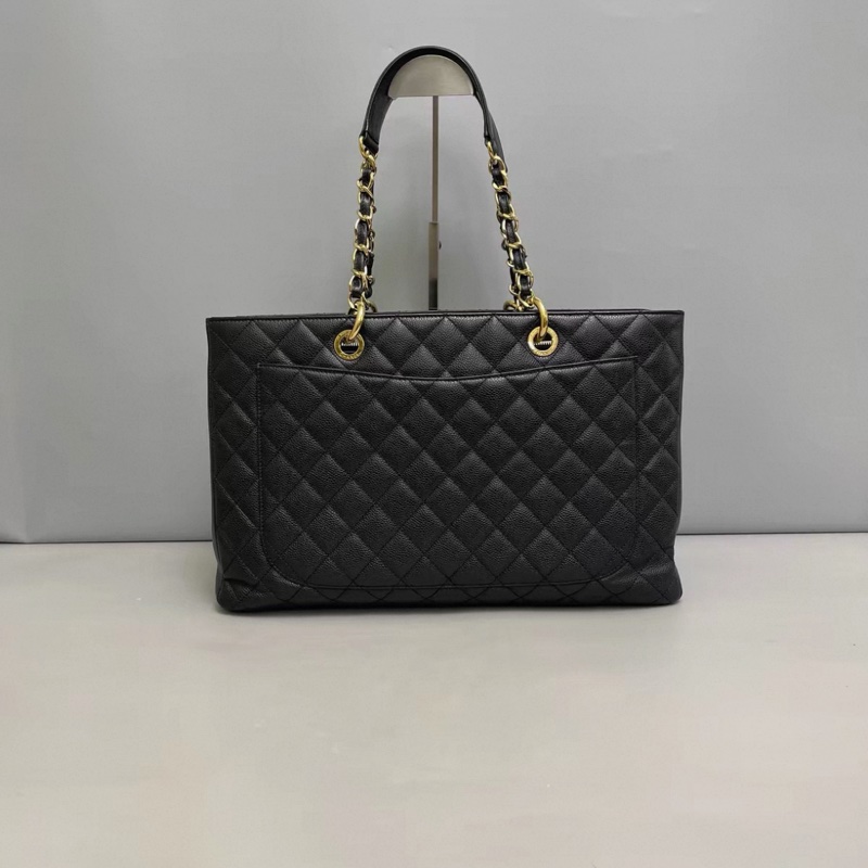 Chanel香奈兒 黑金魚子醬皮GST-1