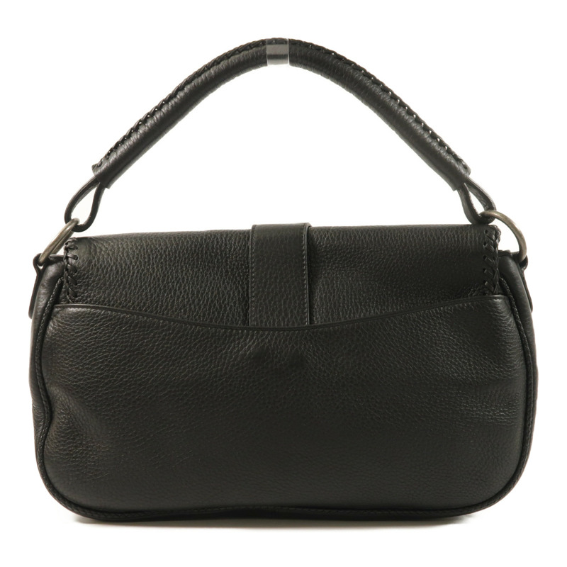 Dior 牛皮皮革Gaucho Saddle Bag銀扣肩背袋-1