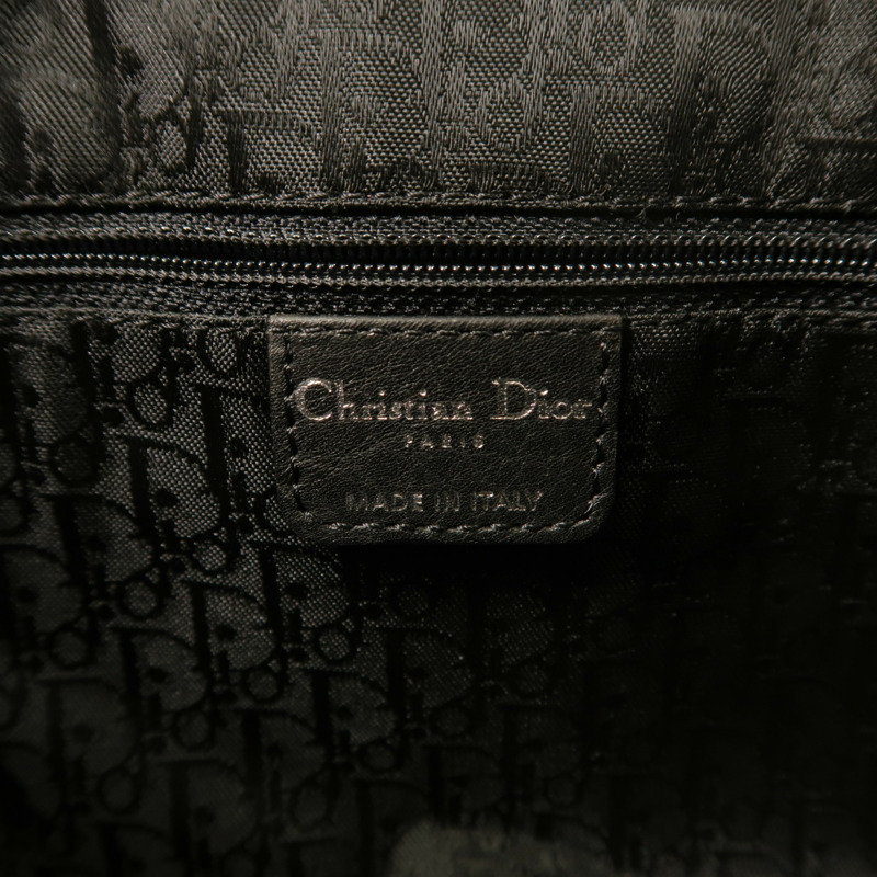 Dior 牛皮皮革Gaucho Saddle Bag銀扣肩背袋-5