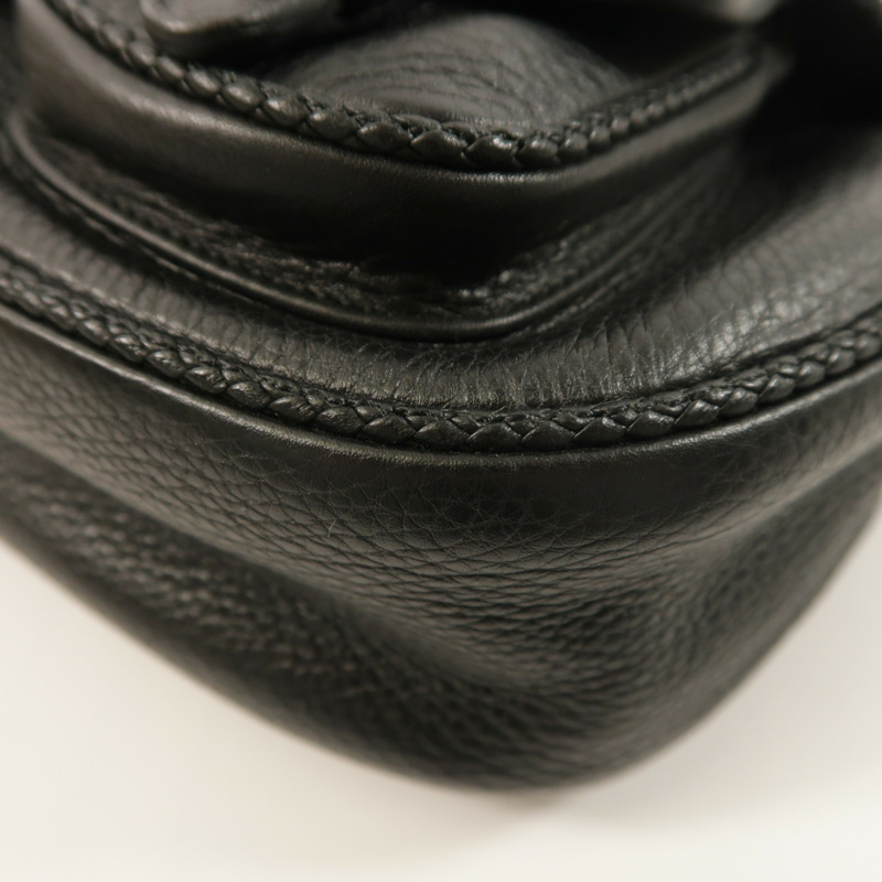 Dior 牛皮皮革Gaucho Saddle Bag銀扣肩背袋-10