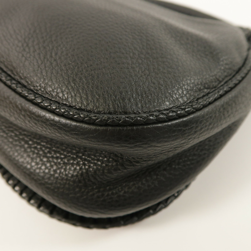 Dior 牛皮皮革Gaucho Saddle Bag銀扣肩背袋-12