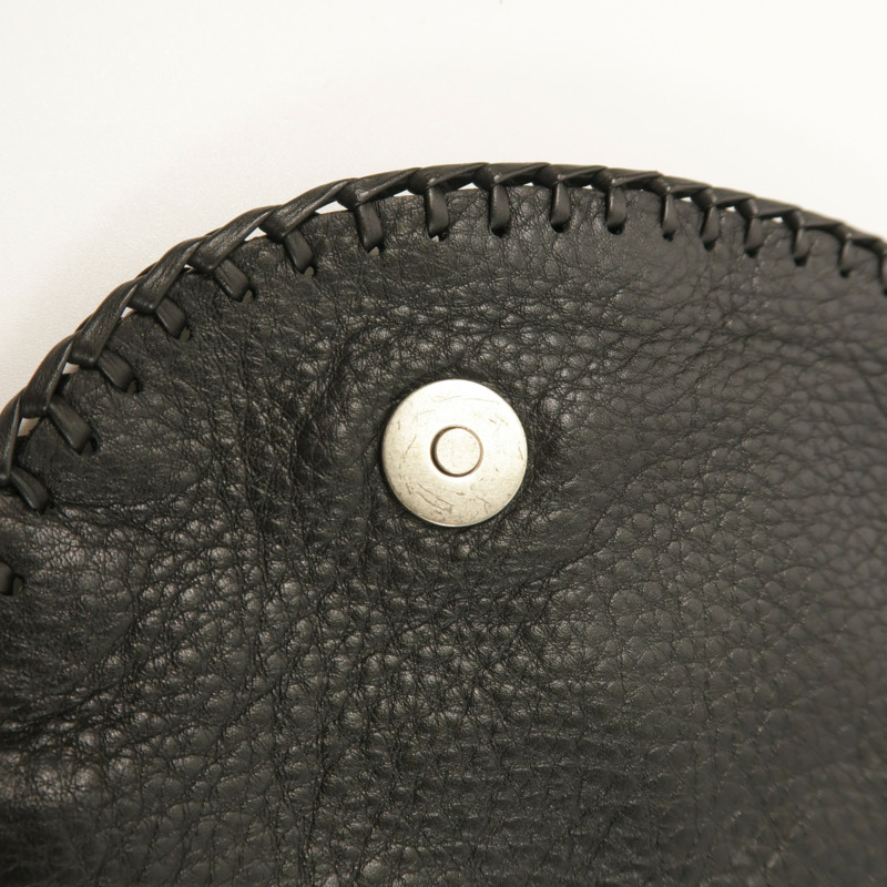 Dior 牛皮皮革Gaucho Saddle Bag銀扣肩背袋-17