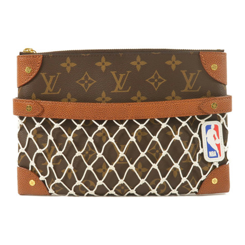 LOUIS VUITTON Monogram NBA Net Flat Pouch金扣手拿包