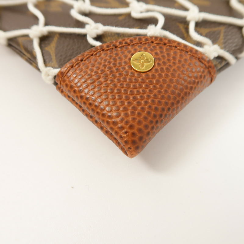 LOUIS VUITTON Monogram NBA Net Flat Pouch金扣手拿包-8