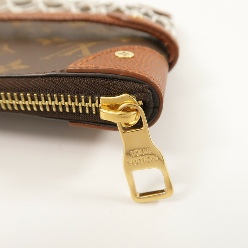 LOUIS VUITTON Monogram NBA Net Flat Pouch金扣手拿包-12