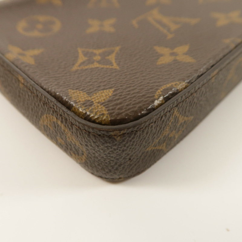 LOUIS VUITTON Monogram Felicie Pochette金扣鏈帶肩背袋-11