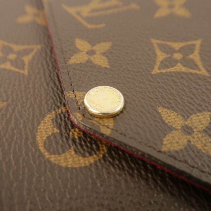 LOUIS VUITTON Monogram Felicie Pochette金扣鏈帶肩背袋-17