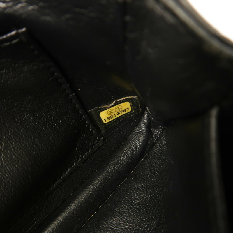 CHANEL 羊皮皮革Mini Flap Bag銀扣鏈帶肩背袋-7