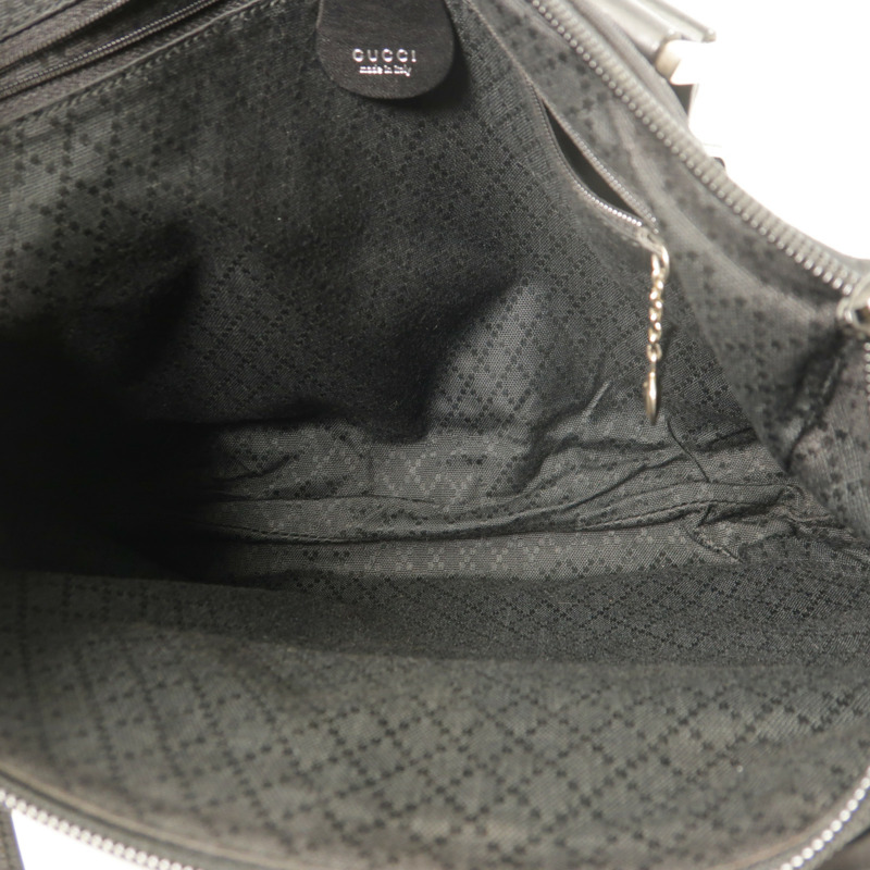 GUCCI 尼龍Vintage Shoulder Bag銀扣肩背袋-4