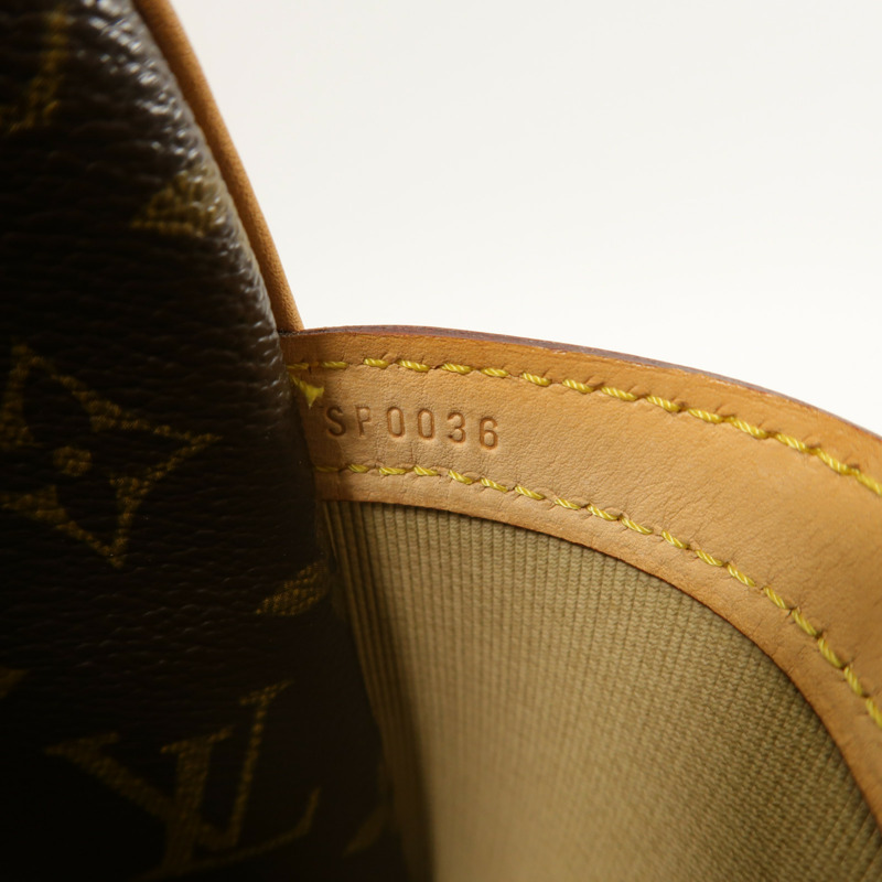 LOUIS VUITTON Monogram Reporter PM金扣肩背袋棕色-7