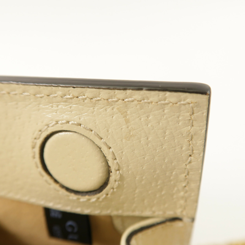 GUCCI 塗層帆布Ophidia GG金扣鏈帶肩背袋-15