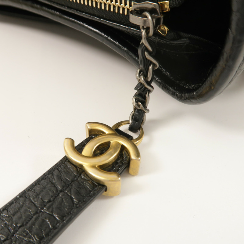 CHANEL 牛皮皮革Gabrielle Small手挽肩背兩用袋-17