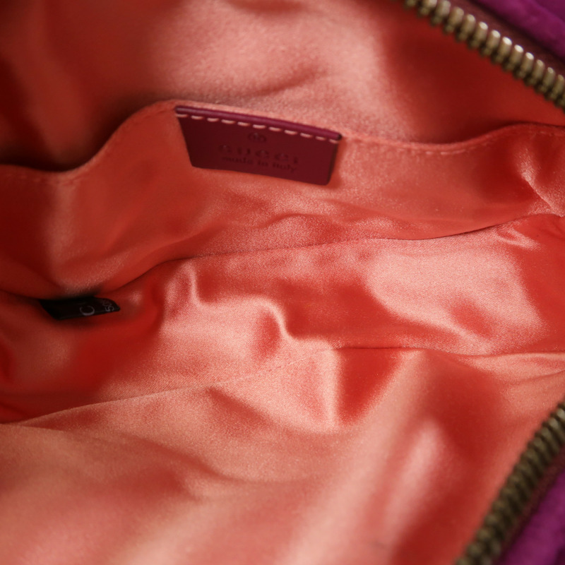 GUCCI 絨布GG Marmont Waist Bag金扣腰包-4