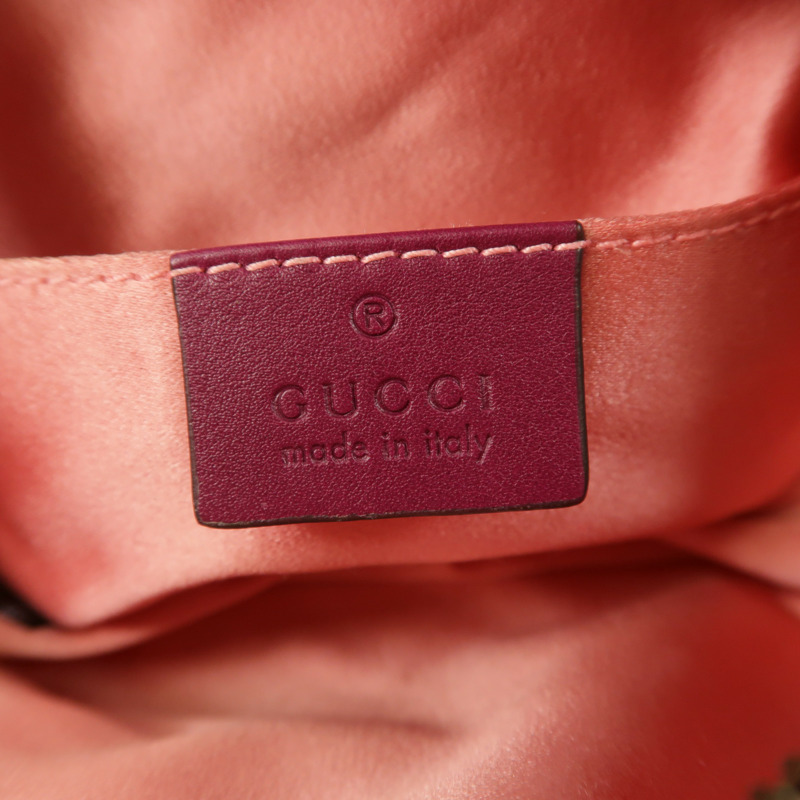 GUCCI 絨布GG Marmont Waist Bag金扣腰包-5