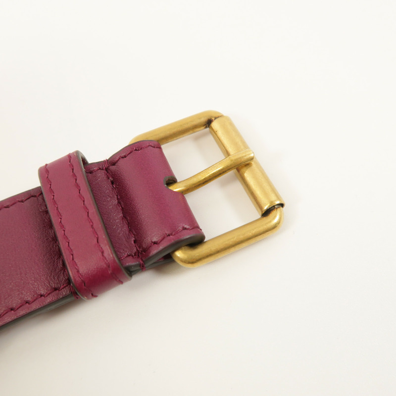 GUCCI 絨布GG Marmont Waist Bag金扣腰包-16