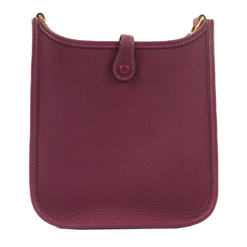 HERMES Clemence皮革Evelyne TPM金扣肩背袋Anemone-1