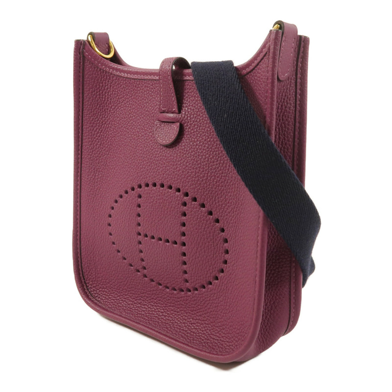 HERMES Clemence皮革Evelyne TPM金扣肩背袋Anemone-2
