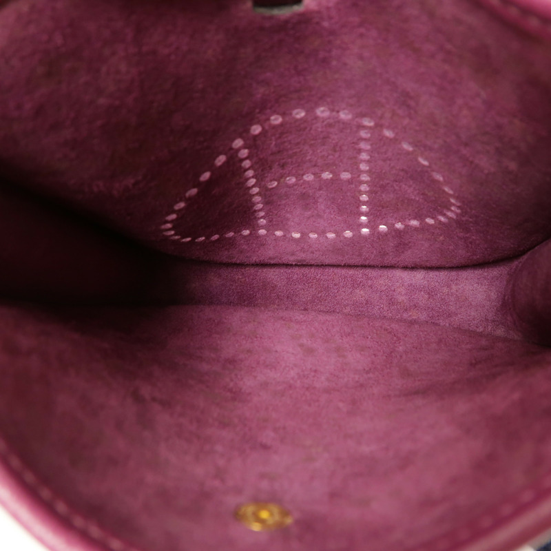 HERMES Clemence皮革Evelyne TPM金扣肩背袋Anemone-4