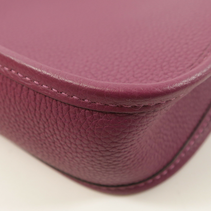 HERMES Clemence皮革Evelyne TPM金扣肩背袋Anemone-11