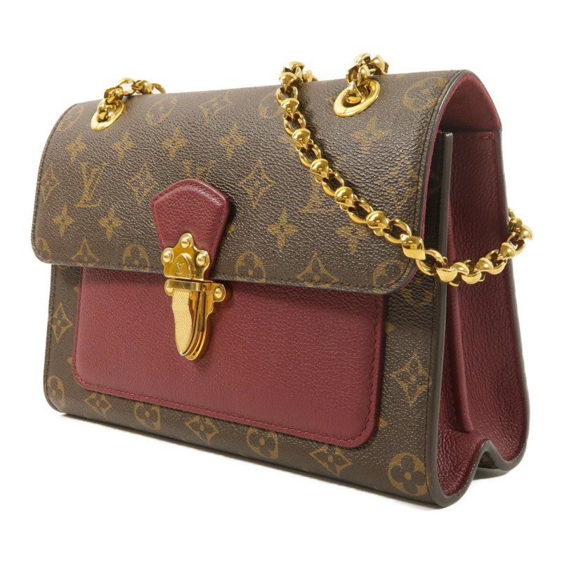 LOUIS VUITTON Monogram Victoire金扣鏈帶肩背袋-2
