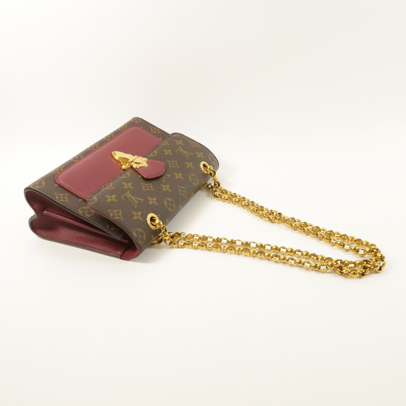LOUIS VUITTON Monogram Victoire金扣鏈帶肩背袋-8