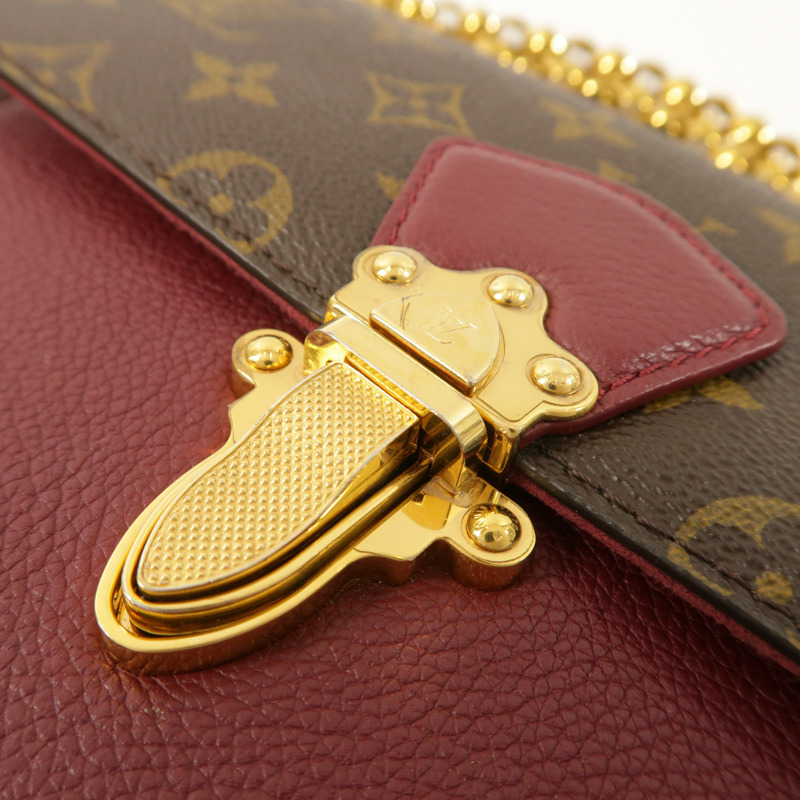 LOUIS VUITTON Monogram Victoire金扣鏈帶肩背袋-9