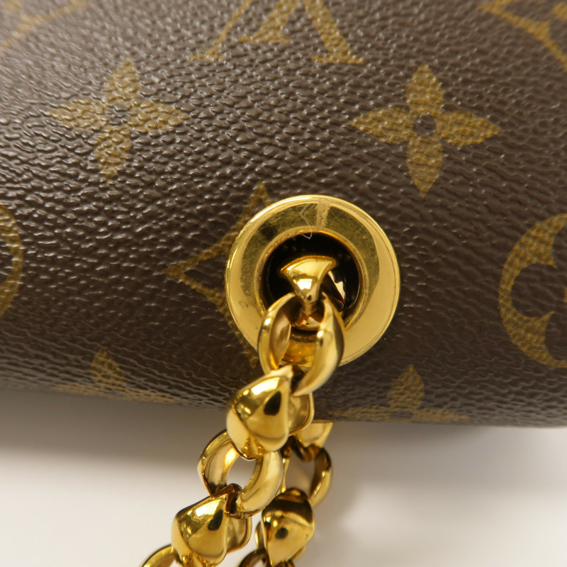 LOUIS VUITTON Monogram Victoire金扣鏈帶肩背袋-19