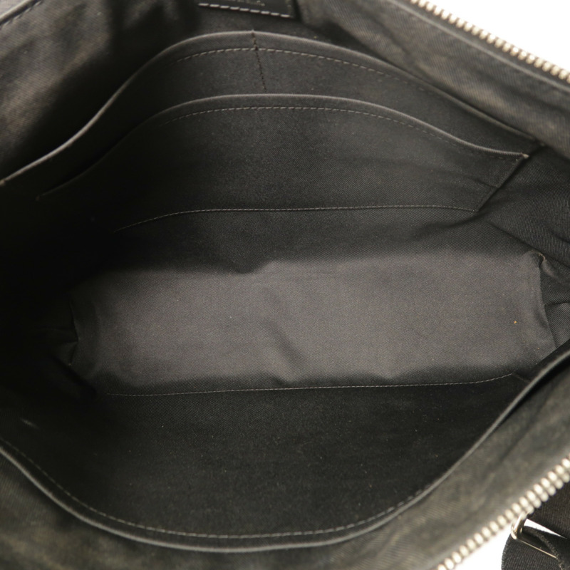 LOUIS VUITTON Damier Graphite Mick銀扣肩背袋-4