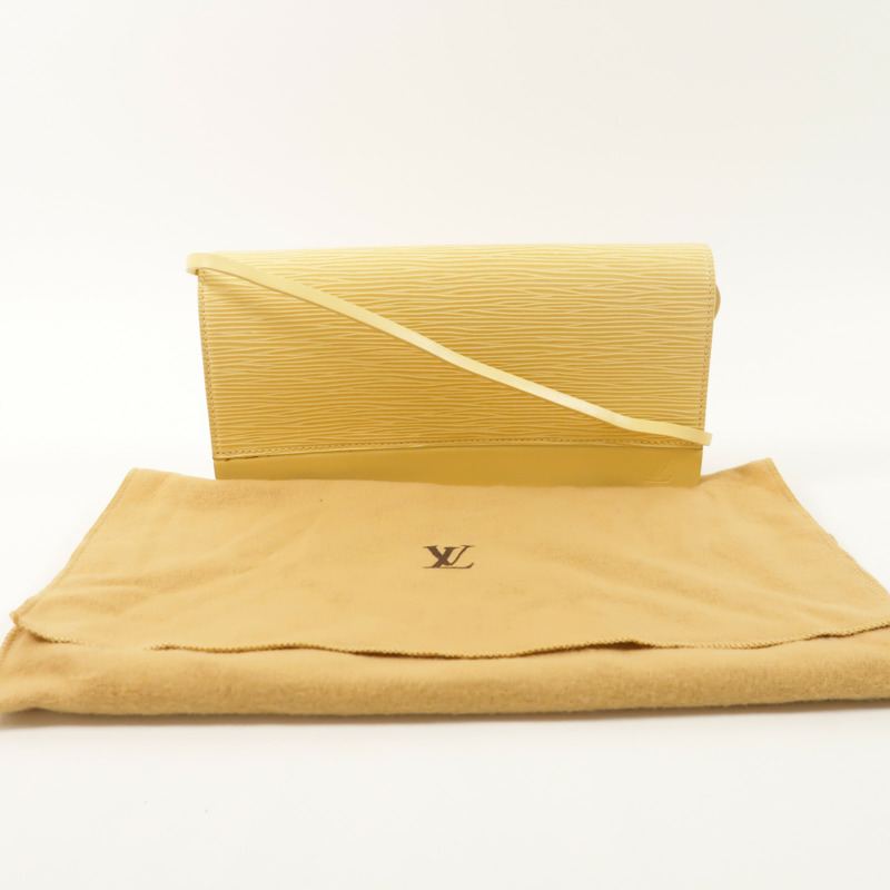 LOUIS VUITTON Epi Honfleur Clutch金扣肩背袋-8