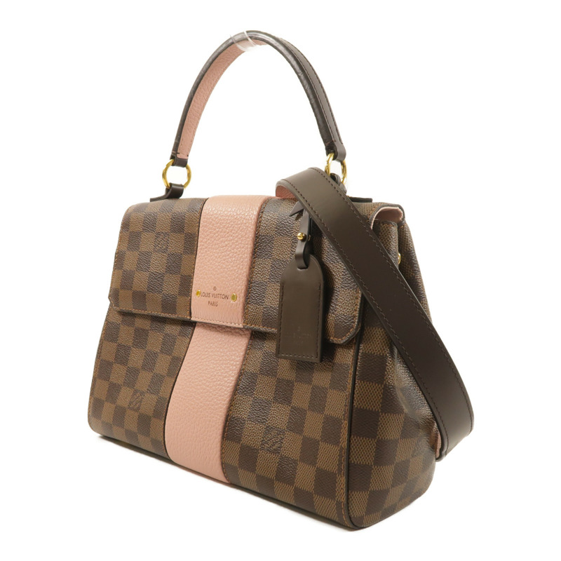 LOUIS VUITTON Damier Bond Street MM金扣手挽肩背兩用袋-2
