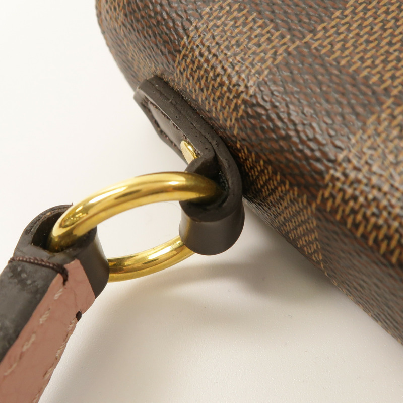 LOUIS VUITTON Damier Bond Street MM金扣手挽肩背兩用袋-14