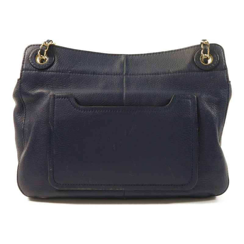 Tory Burch 牛皮皮革Chain Shoulder金扣鏈帶肩背袋-1