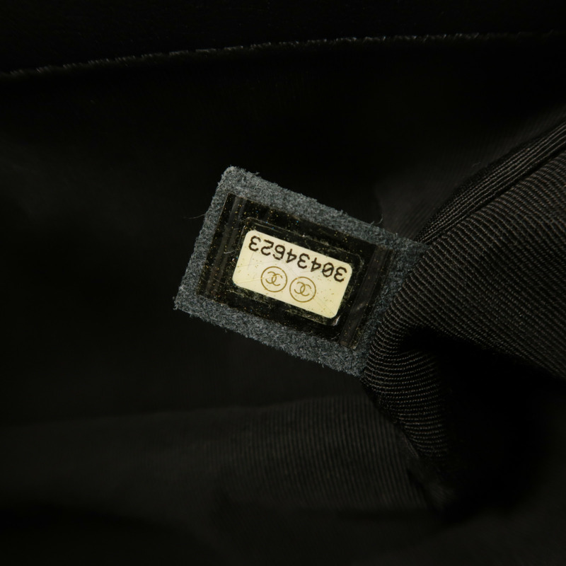 CHANEL 羊皮皮革Boy 20鏈帶肩背袋-6