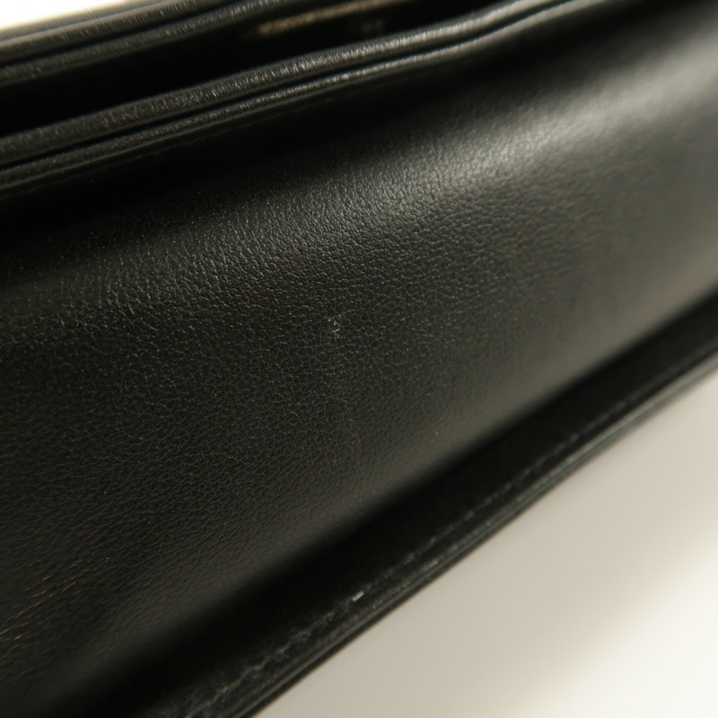 CHANEL 羊皮皮革Boy 20鏈帶肩背袋-15