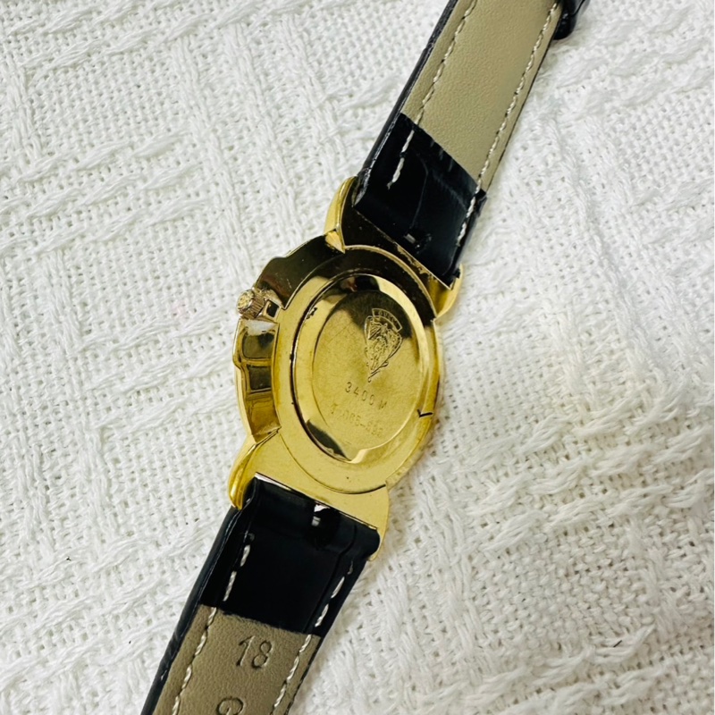 GUCCI 雪莉系列 3400 金色羅馬錶盤手錶 極美✨-18