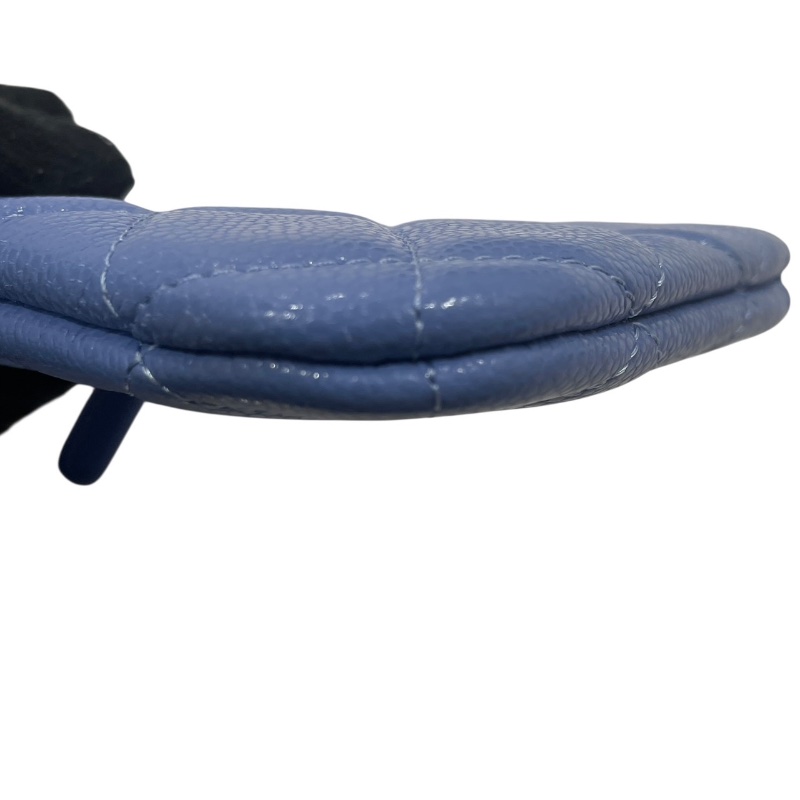 CHANEL 香奈兒 AP4020 零錢包 荔枝牛皮 紫羅蘭色 金釦-6