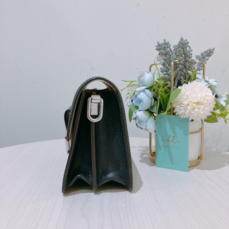 TK1969 Louis Vuitton 路易威登翻蓋式肩帶包包 Dauphine Mini Shoulder Bag Canvas x Calf-4