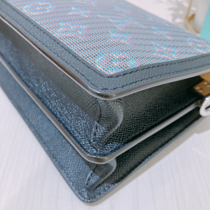 TK1969 Louis Vuitton 路易威登翻蓋式肩帶包包 Dauphine Mini Shoulder Bag Canvas x Calf-11