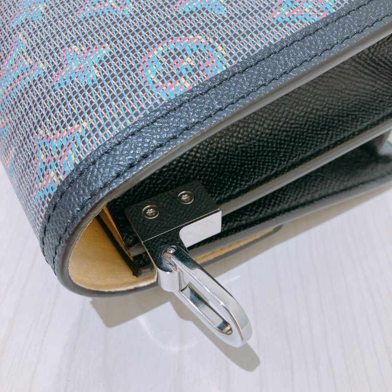 TK1969 Louis Vuitton 路易威登翻蓋式肩帶包包 Dauphine Mini Shoulder Bag Canvas x Calf-13