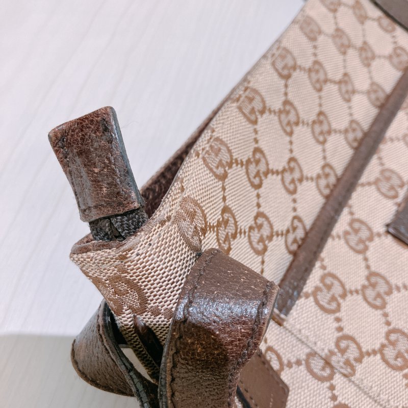 TK1970 Gucci 古馳復古經典花紋肩帶包包Vintage GG Pattern Mini Shoulder Bag Canvas Brown-6