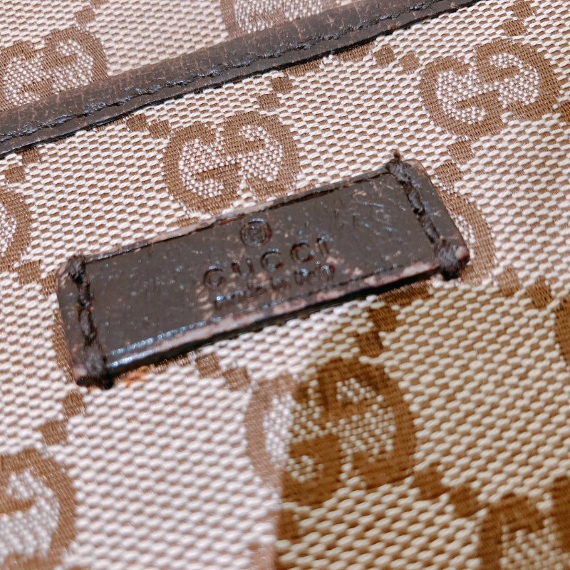 TK1970 Gucci 古馳復古經典花紋肩帶包包Vintage GG Pattern Mini Shoulder Bag Canvas Brown-29