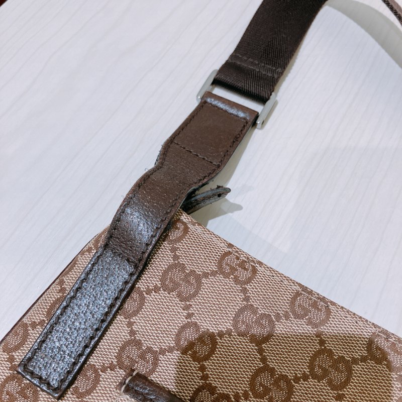 TK1970 Gucci 古馳復古經典花紋肩帶包包Vintage GG Pattern Mini Shoulder Bag Canvas Brown-32