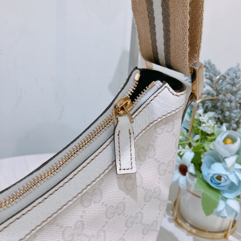 TK1971 Gucci 古馳經典花紋液下包包 Ivory GG Shoulder Bag Canvas Cream #181092 1669 (85%New)(N/A)-12
