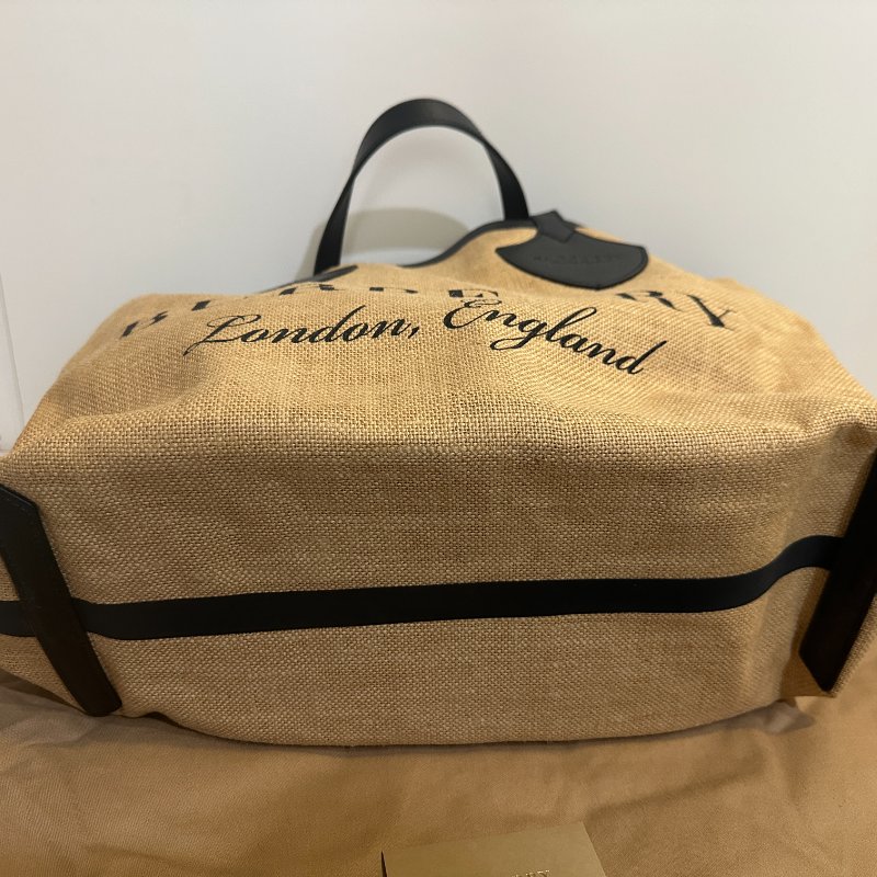 BURBERRY 大LOGO帆布托特包｜全新未使用｜大容量｜附原廠配件✨-1