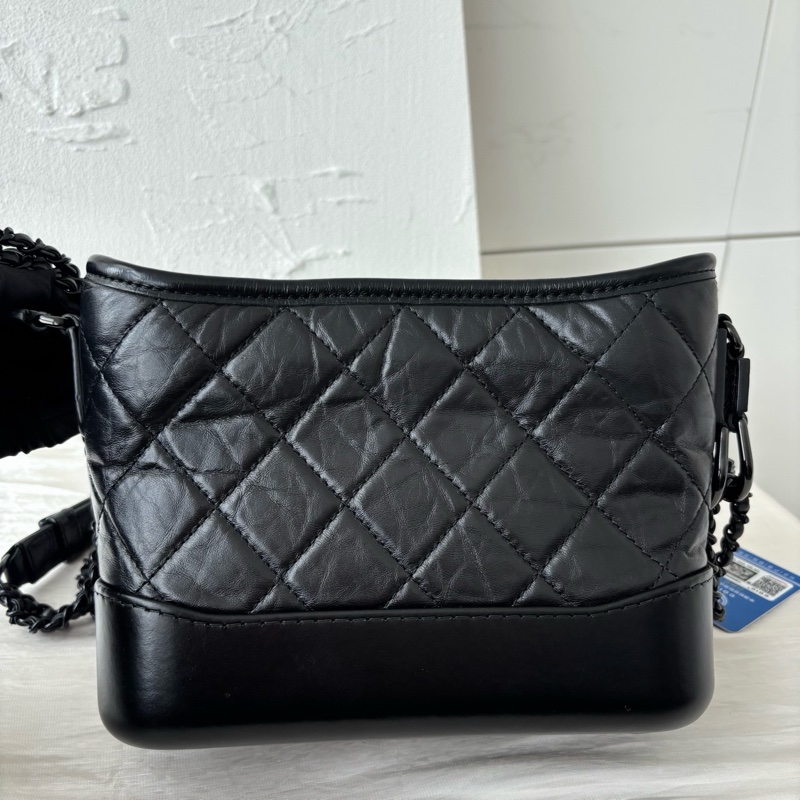 全新全配🈶購證❤️ 香奈兒 #soblack #全黑 #流浪包 #小號-12