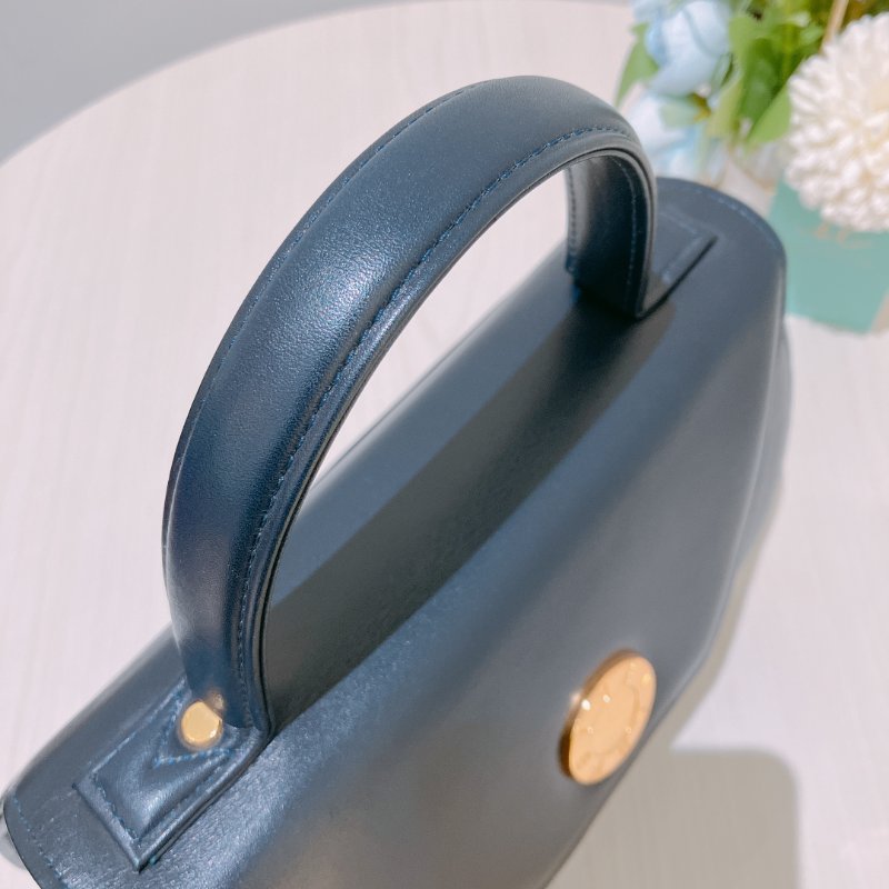 TK1974 Givenchy 紀梵希復古翻蓋式兩用包包 Vintage Circle Logo 2 Way Bag Calfskin Navy x GHW #1300875 1283577(80%New) (N/A)-15