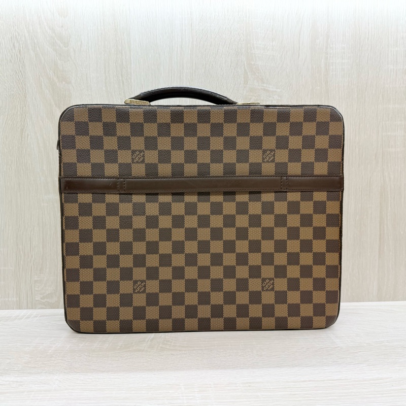 LV🤎棋盤格手提旅行包(有背帶)/N53355-2