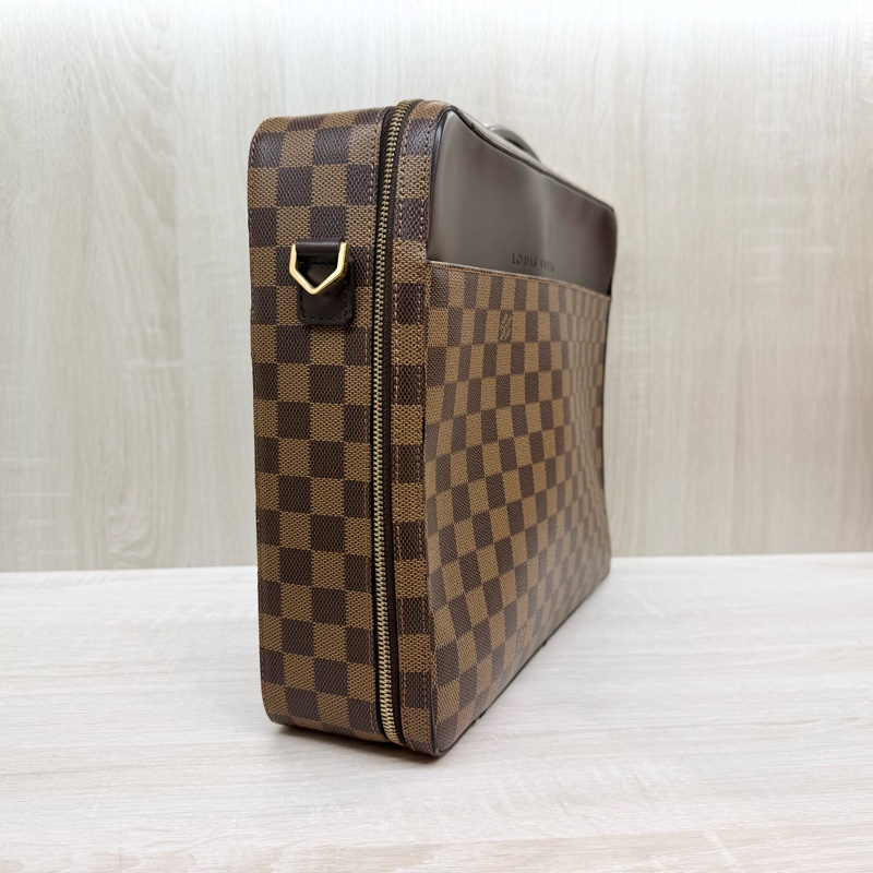 LV🤎棋盤格手提旅行包(有背帶)/N53355-4